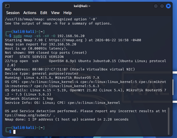 Nmap 扫描