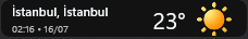 Weather widget