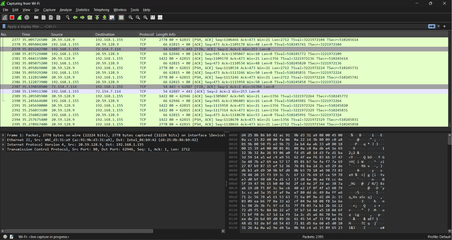 02 Live Packet Capture