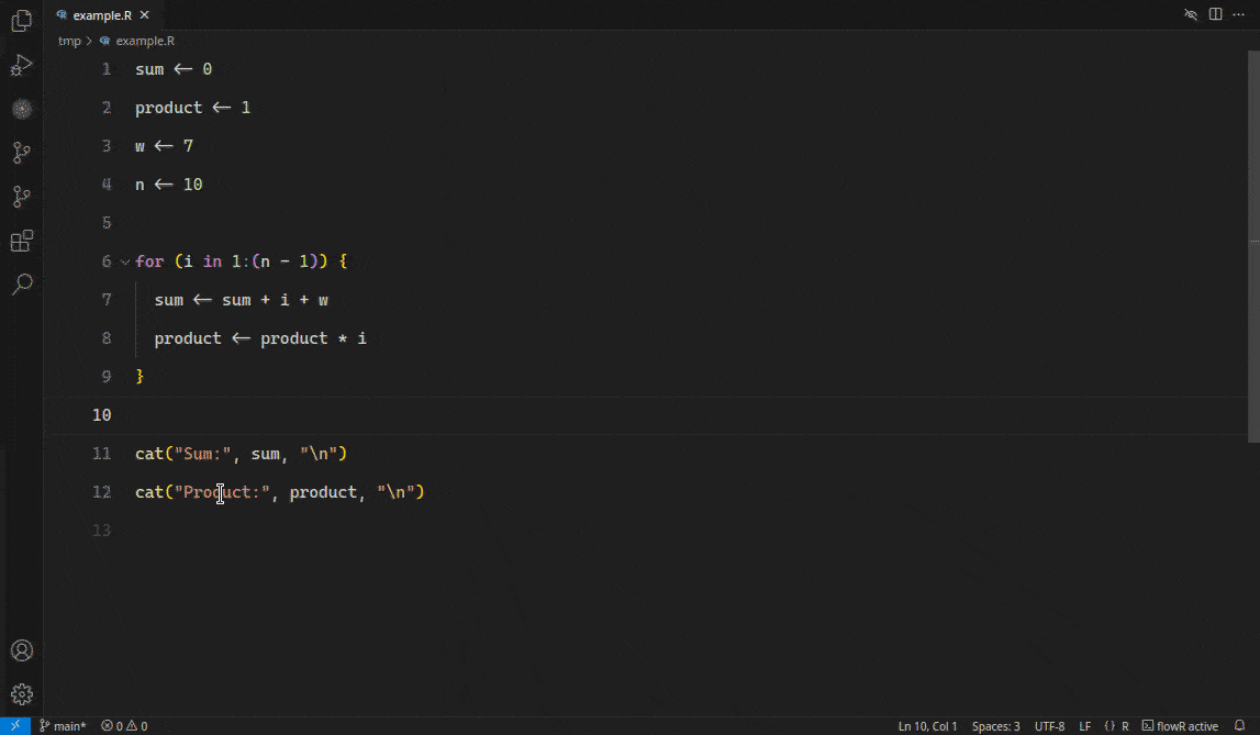 Slicing with flowR