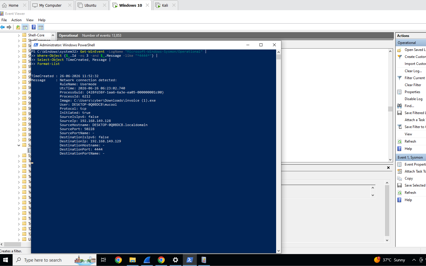 Sysmon Event ID 3