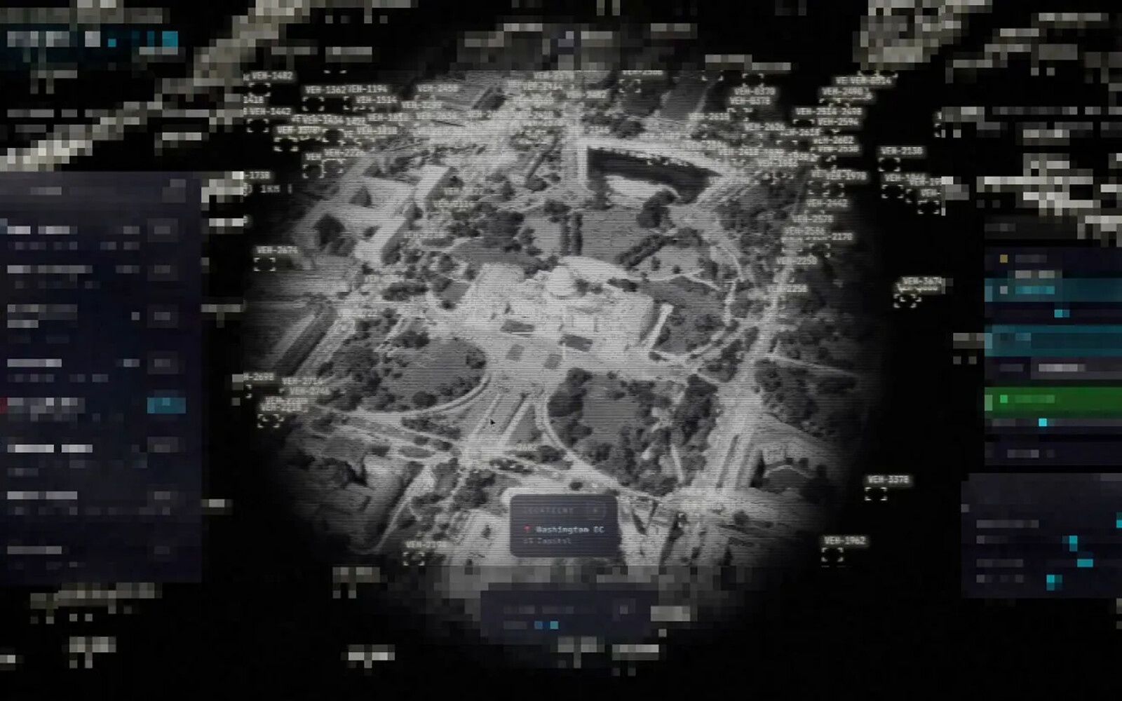 Censored God's Eye View interface preview