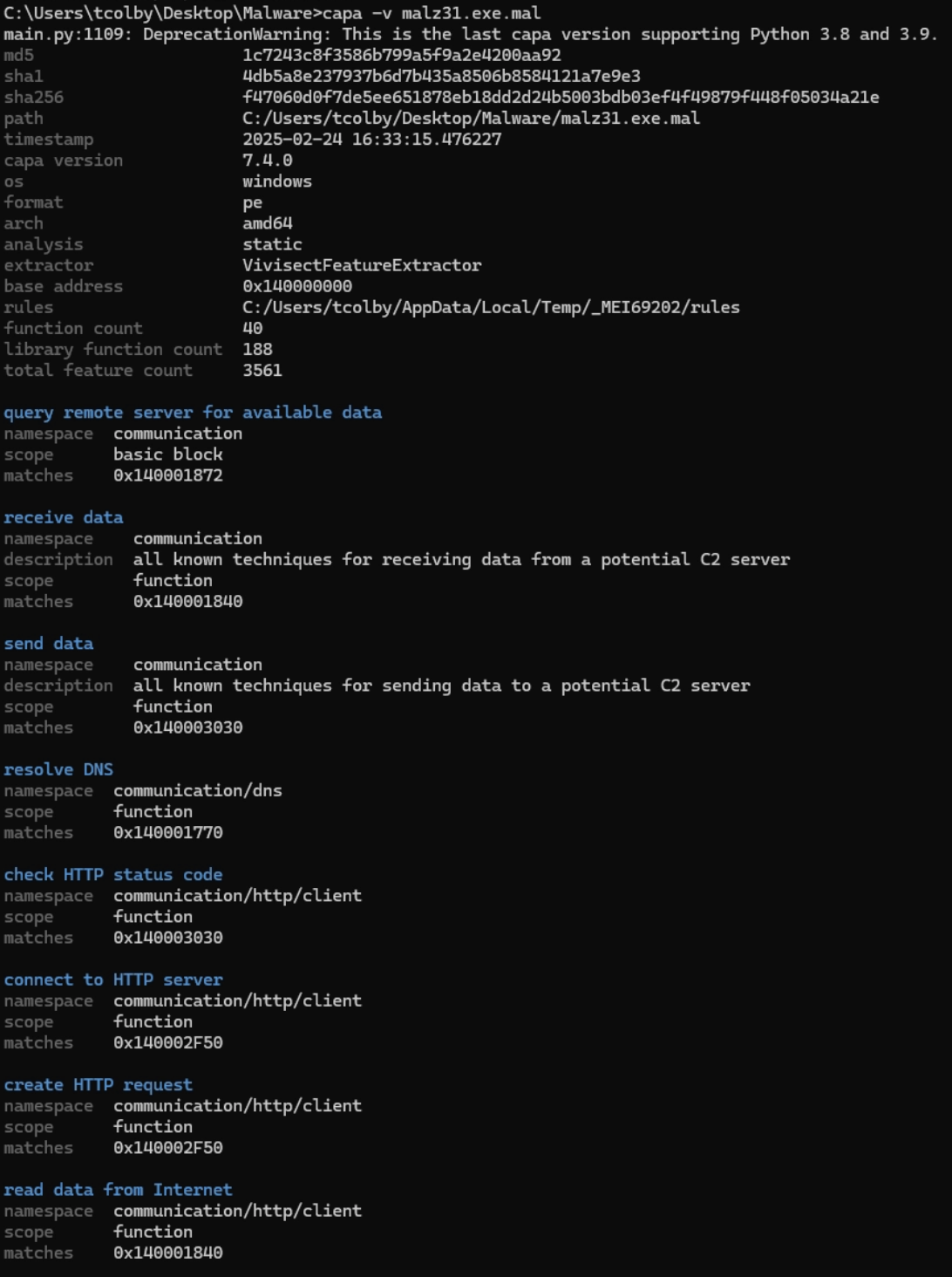 CAPA Verbose