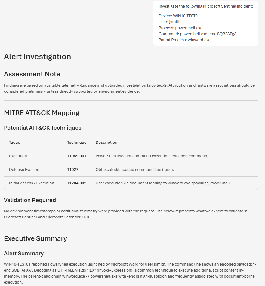 PowerShell Investigation