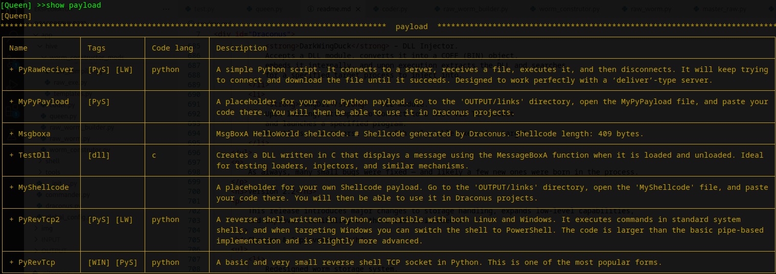 Payloads