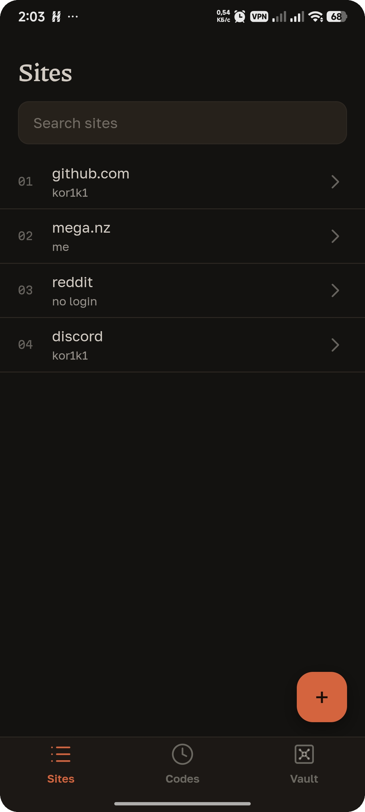 Sites