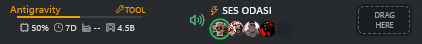 Codex Status, Discord Voice and Parking Lot widgets
