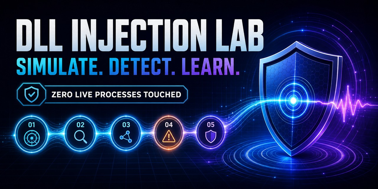 DLL Injection Lab — Simulate. Detect. Learn.