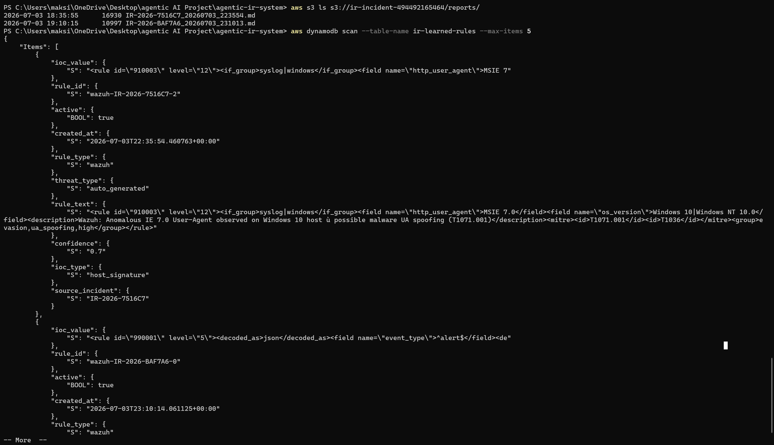reports and rules