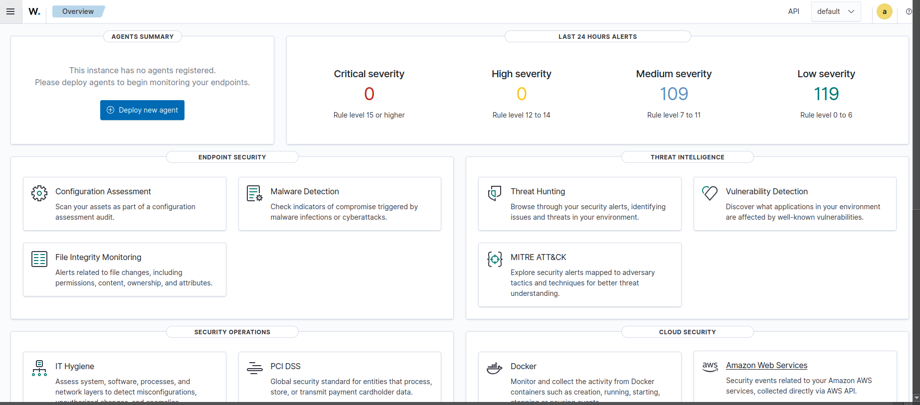 Wazuh Dashboard