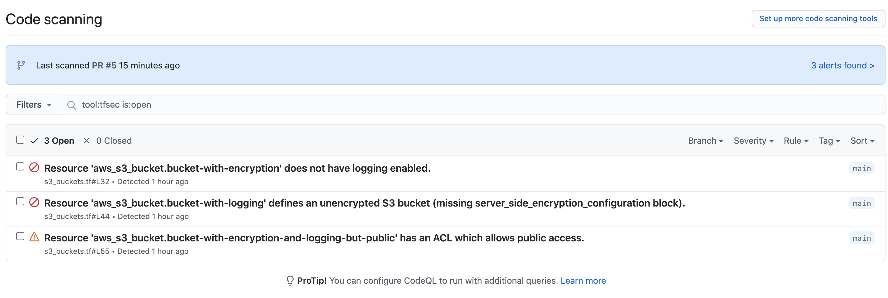 github 安全警报