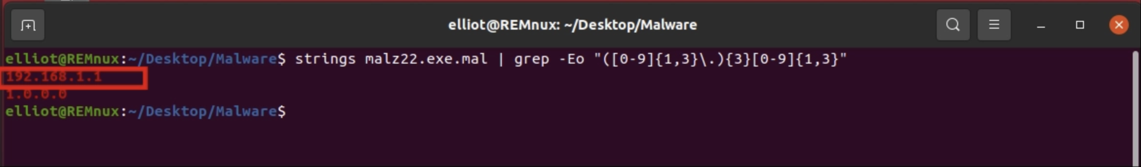 IP Address Extraction