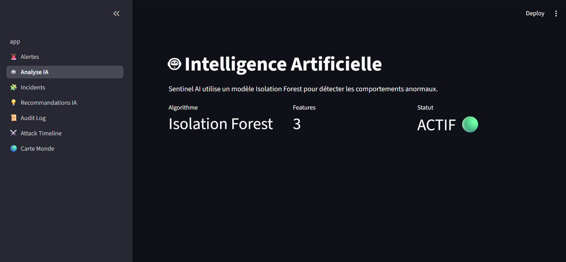 Analyse IA