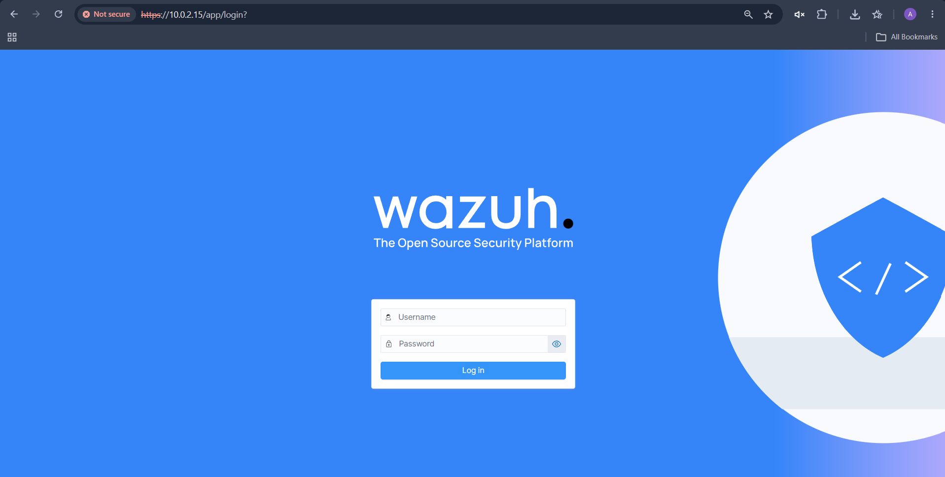 Wazuh Dashboard Accessed via Tailscale