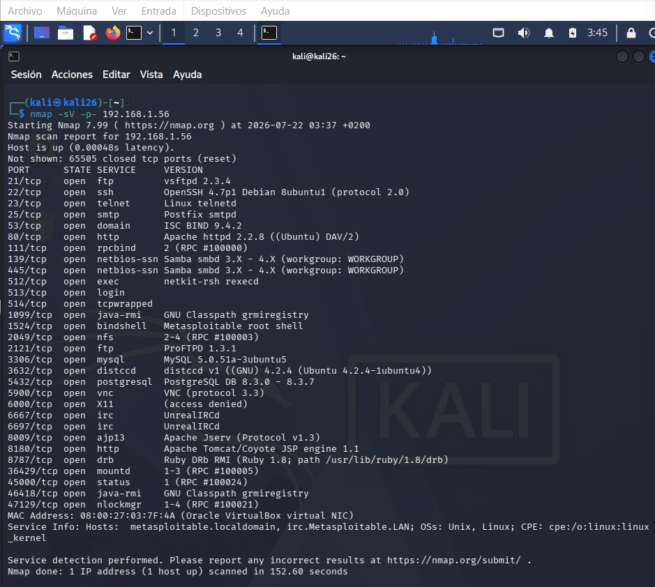 Nmap Scan